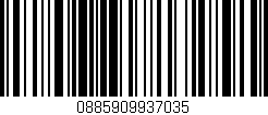 Código de barras (EAN, GTIN, SKU, ISBN): '0885909937035'