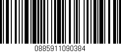 Código de barras (EAN, GTIN, SKU, ISBN): '0885911090384'