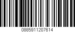 Código de barras (EAN, GTIN, SKU, ISBN): '0885911207614'