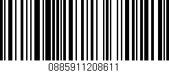 Código de barras (EAN, GTIN, SKU, ISBN): '0885911208611'