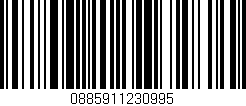 Código de barras (EAN, GTIN, SKU, ISBN): '0885911230995'