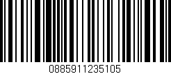 Código de barras (EAN, GTIN, SKU, ISBN): '0885911235105'