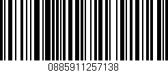 Código de barras (EAN, GTIN, SKU, ISBN): '0885911257138'