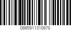 Código de barras (EAN, GTIN, SKU, ISBN): '0885911310970'