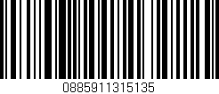Código de barras (EAN, GTIN, SKU, ISBN): '0885911315135'