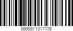 Código de barras (EAN, GTIN, SKU, ISBN): '0885911317726'