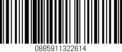 Código de barras (EAN, GTIN, SKU, ISBN): '0885911322614'