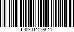 Código de barras (EAN, GTIN, SKU, ISBN): '0885911335911'