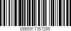 Código de barras (EAN, GTIN, SKU, ISBN): '0885911357265'