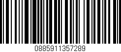 Código de barras (EAN, GTIN, SKU, ISBN): '0885911357289'