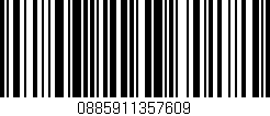 Código de barras (EAN, GTIN, SKU, ISBN): '0885911357609'