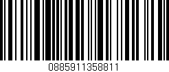 Código de barras (EAN, GTIN, SKU, ISBN): '0885911358811'