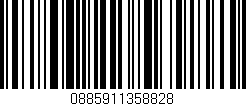 Código de barras (EAN, GTIN, SKU, ISBN): '0885911358828'
