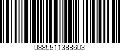Código de barras (EAN, GTIN, SKU, ISBN): '0885911388603'
