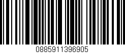 Código de barras (EAN, GTIN, SKU, ISBN): '0885911396905'