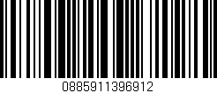Código de barras (EAN, GTIN, SKU, ISBN): '0885911396912'