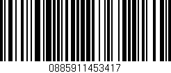 Código de barras (EAN, GTIN, SKU, ISBN): '0885911453417'