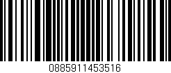 Código de barras (EAN, GTIN, SKU, ISBN): '0885911453516'