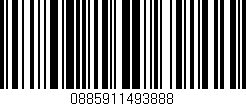 Código de barras (EAN, GTIN, SKU, ISBN): '0885911493888'