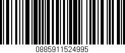 Código de barras (EAN, GTIN, SKU, ISBN): '0885911524995'