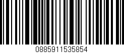 Código de barras (EAN, GTIN, SKU, ISBN): '0885911535854'