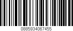 Código de barras (EAN, GTIN, SKU, ISBN): '0885934067455'