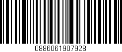 Código de barras (EAN, GTIN, SKU, ISBN): '0886061907928'