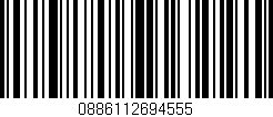 Código de barras (EAN, GTIN, SKU, ISBN): '0886112694555'