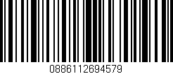 Código de barras (EAN, GTIN, SKU, ISBN): '0886112694579'