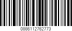 Código de barras (EAN, GTIN, SKU, ISBN): '0886112762773'