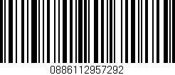 Código de barras (EAN, GTIN, SKU, ISBN): '0886112957292'
