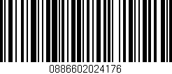 Código de barras (EAN, GTIN, SKU, ISBN): '0886602024176'