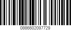 Código de barras (EAN, GTIN, SKU, ISBN): '0886602097729'