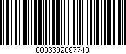 Código de barras (EAN, GTIN, SKU, ISBN): '0886602097743'