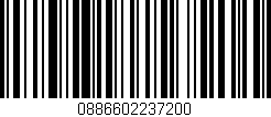 Código de barras (EAN, GTIN, SKU, ISBN): '0886602237200'