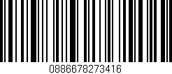 Código de barras (EAN, GTIN, SKU, ISBN): '0886678273416'