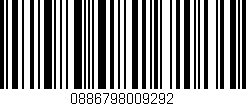 Código de barras (EAN, GTIN, SKU, ISBN): '0886798009292'