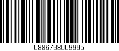 Código de barras (EAN, GTIN, SKU, ISBN): '0886798009995'