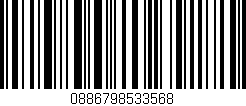 Código de barras (EAN, GTIN, SKU, ISBN): '0886798533568'