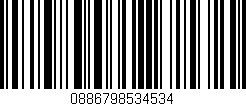 Código de barras (EAN, GTIN, SKU, ISBN): '0886798534534'