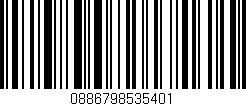 Código de barras (EAN, GTIN, SKU, ISBN): '0886798535401'