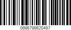 Código de barras (EAN, GTIN, SKU, ISBN): '0886798620497'