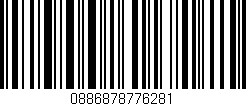 Código de barras (EAN, GTIN, SKU, ISBN): '0886878776281'