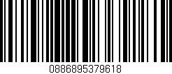 Código de barras (EAN, GTIN, SKU, ISBN): '0886895379618'
