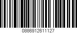 Código de barras (EAN, GTIN, SKU, ISBN): '0886912611127'