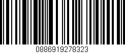 Código de barras (EAN, GTIN, SKU, ISBN): '0886919278323'