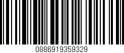 Código de barras (EAN, GTIN, SKU, ISBN): '0886919359329'