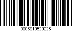 Código de barras (EAN, GTIN, SKU, ISBN): '0886919523225'
