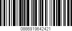Código de barras (EAN, GTIN, SKU, ISBN): '0886919642421'
