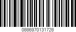 Código de barras (EAN, GTIN, SKU, ISBN): '0886970131728'